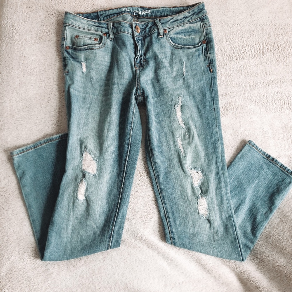 Aeropostale Blue Bayla Skinny Jeans Good Condition